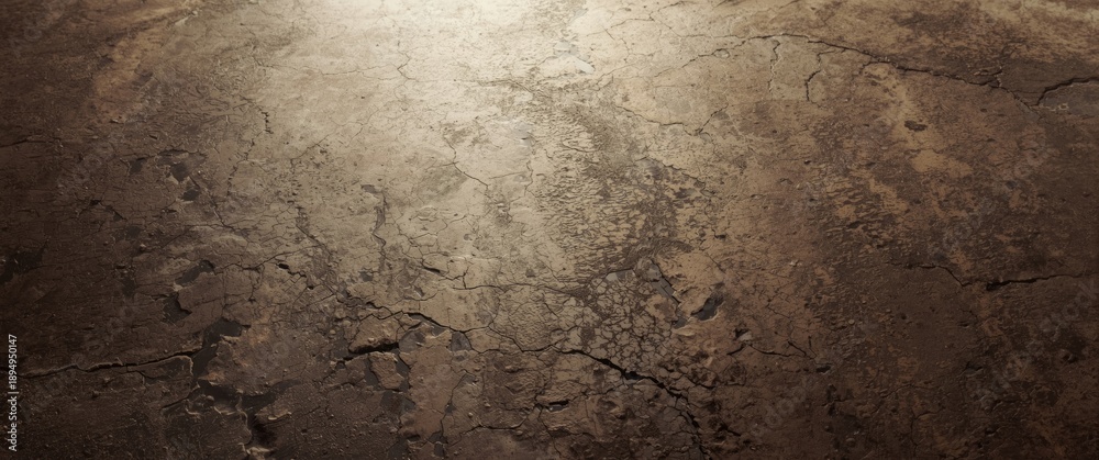 Fototapeta premium Background with brown cement floor texture