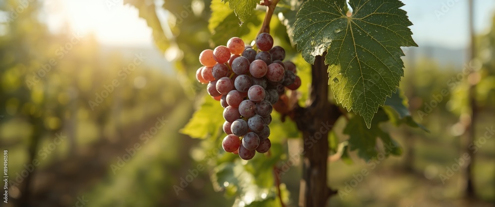 Naklejka premium Grape Disease in Detail: Rot and Parasite Damage Close-Up