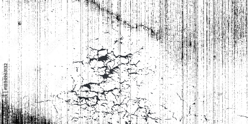 Obraz premium Black and white Grunge Background. Grunge overlay layer. Abstract black and white vector background. Monochrome particles abstract texture.