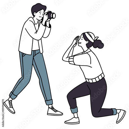 Taking Photo Together