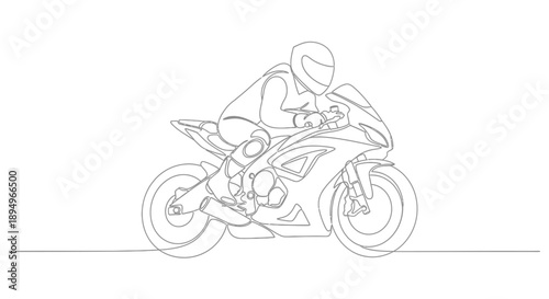 motorbike rider speed