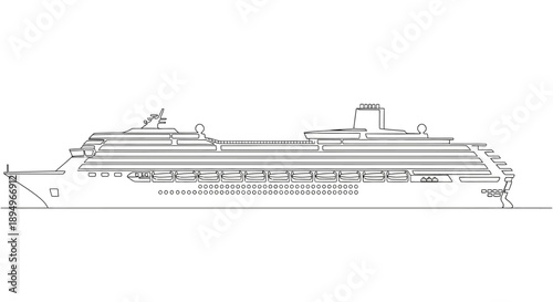 cruise ship, ocean liner