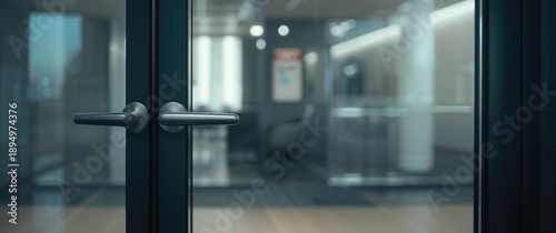 Contemporary metal door han...