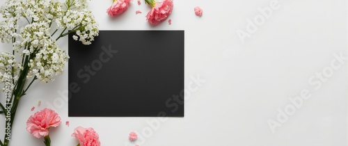 Top-down view of a black ca...