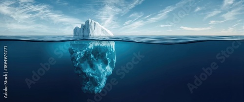 Magnificent big white icebe...