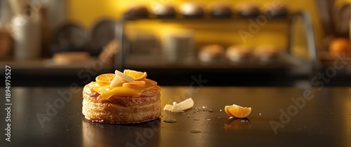 Delicious puff pastry cake ...