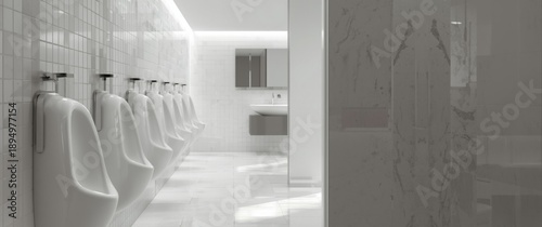 Urinals located in men's pu...