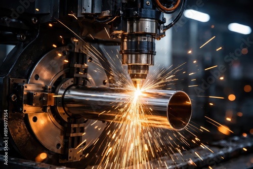 Detailed fiber laser machin...