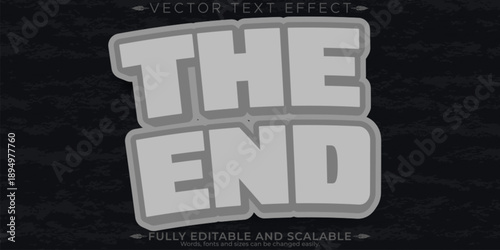 Horror text effect, editable monster and scary text style