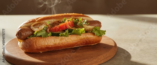 Plant-based sausage and bre...