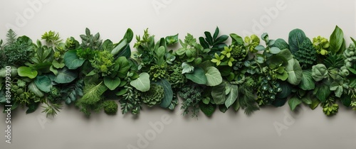 Lush green pattern designed...