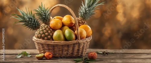 Fruits Ripe and in the Basket