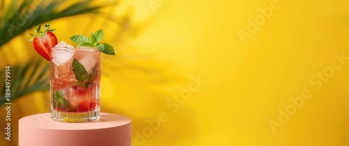 Summer Strawberry Mojito dr...
