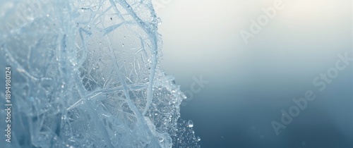 Frost covering a cold winte...