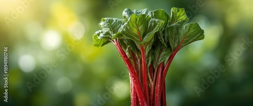 Garden-Fresh Rhubarb Stems ...