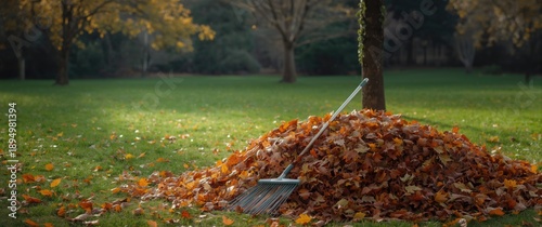 Autumn's dry fallen leaves ...