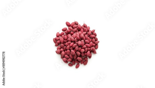 Red radish seeds harvested ...