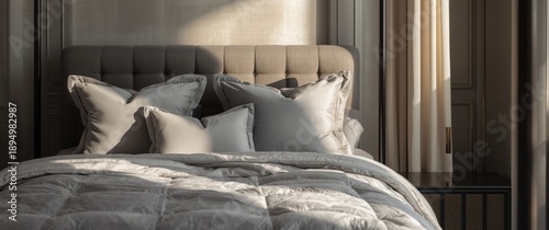 Set of pillows in gray colo...