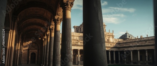 Cultural site featuring por...