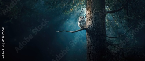 Fantasy enchanted spruce fo...