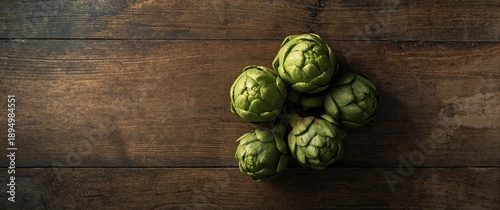 Artichokes freshly harveste...