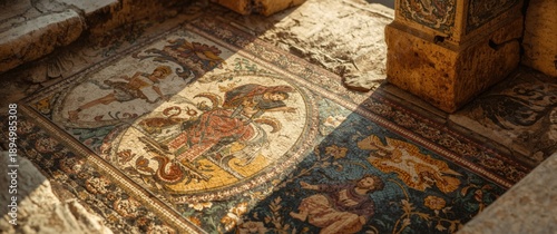 Mosaics from a Roman villa ...