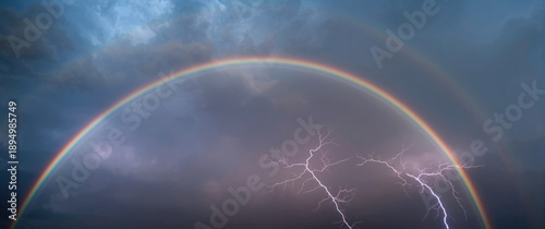 Lightning Strike Amidst Dou...
