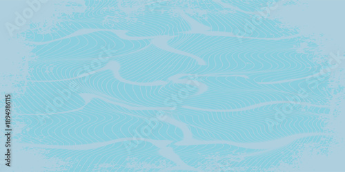 Vector ribbed glass texture background. Blue white grey green ribbed glass. Mesh gradient. acrylic ribbed bath surface. Reeded glass background semitransparent overlay. Bath wall window