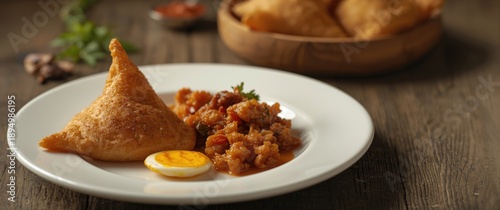 Side dish served with Poori...