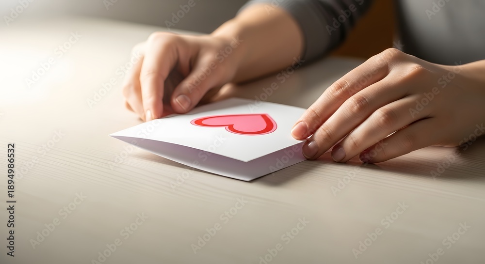 Fototapeta premium Symbolic Valentine’s Day Gesture