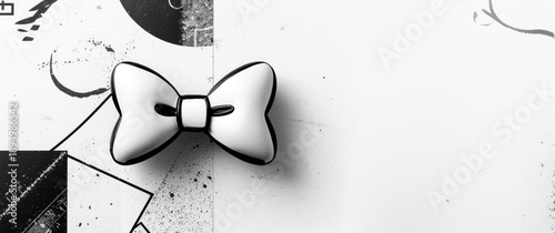 Black and white image of a ...