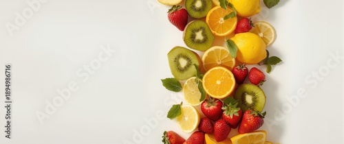 Colorful backdrop with tast...