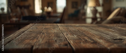 Vintage wooden table corner...