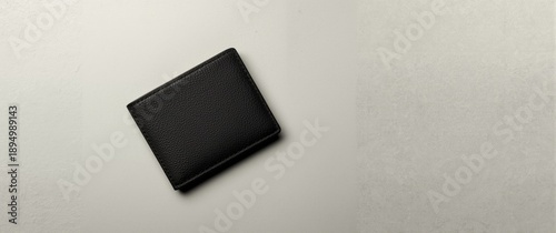 Photo of a black wallet lac...