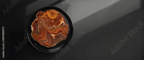 Sample of polished mineral ...