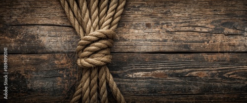 Old frayed ship ropes as ba...