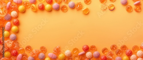 Vivid sweet-edged border fe...