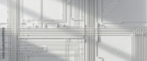 Electric wiring spread acro...