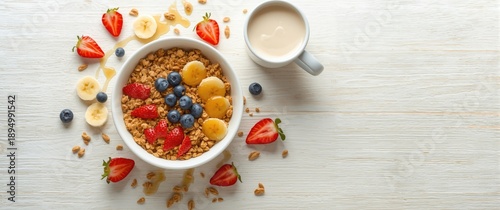 Light and tasty morning mea...