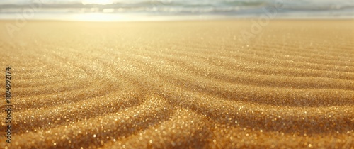 Yellow wave sand texture ac...
