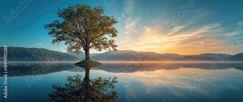 Manipulated image of a tree...