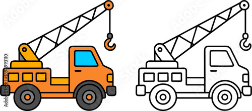 Mobile Crane Truck Lifting Vehicle