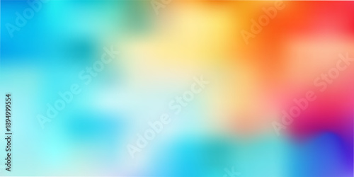 Abstract smooth multicolor gradient background with soft blended transitions and vibrant modern color palette.