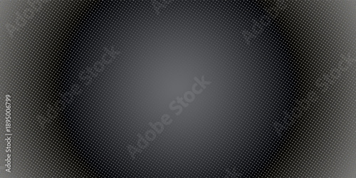 Εκτύπωση καμβά Abstract halftone background, radial gradient from dark edges to soft gray cente