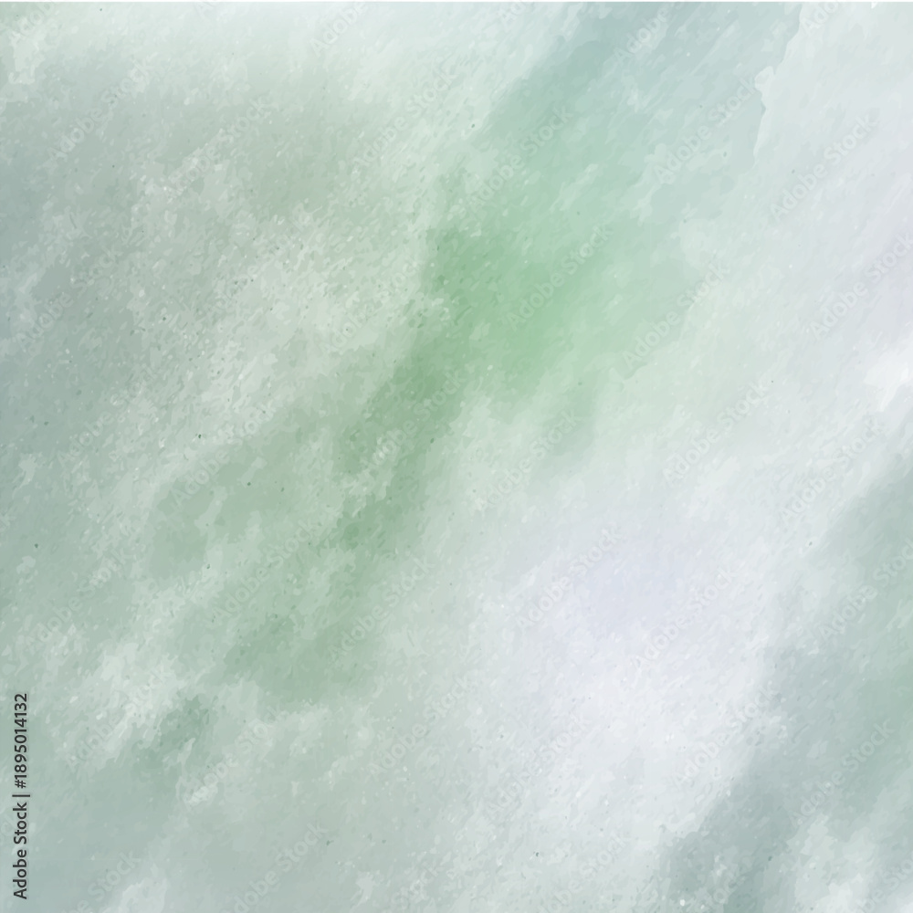 Fototapeta premium Mint Green Watercolor Wash Background