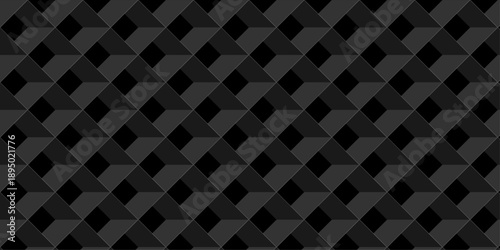 Abstract black cube grid polygon decoration block hexagon geometric texture background. block construction surface cubic wall square creative business texture backgroud