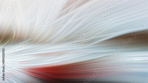 Abstract flowing lines with soft motion blur creating smooth wave pattern representing speed direction movement and modern minimal background design