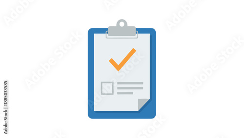 Colorful clipboard icon with checklist and checkmark for task management