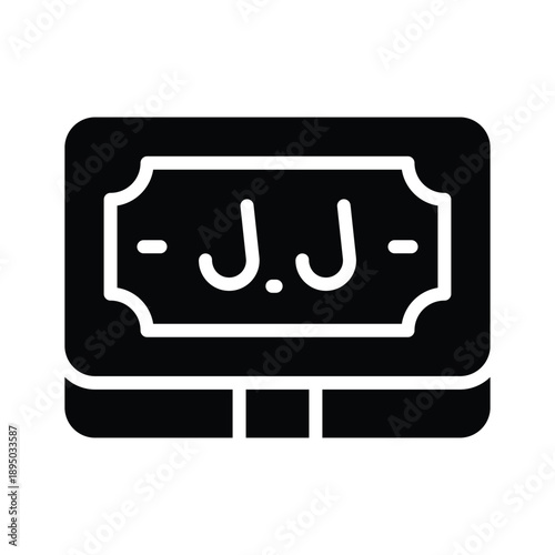 Check out this glyph icon showing lebanese pound design