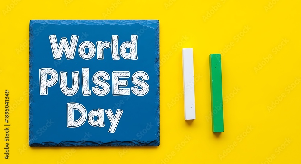 Obraz premium World Pulses Day Minimal Food Awareness Poster